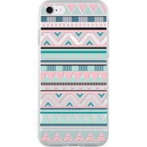 Coque pour iPhone 6 / 7 / 8 Plus Hybride Miroir Alfombra Azul - Fabriqué en France Bigben