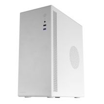 Tacens ORUMX, Caja Minitorre Slim, Micro-ATX Ultra Compacta, Estructura de Acero, Ventilador 80mm, Blanco - Nuevo