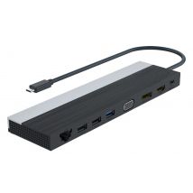 DLH Station d'accueil USB-C 4K triple affichage (DP / HDMI / VGA)