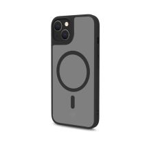 Celly Magmatt coque de protection pour téléphones portables 17 cm (6.7 ) Housse Noir, Transparent Apple iPhone 14 Plus