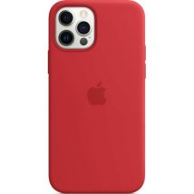 Coque en silicone MagSafe pour l'Apple iPhone 12 (Pro) - Red