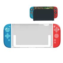Housse de protection Akuma Cyber S09 pour Nintendo Switch 2 Rouge et Bleu, étui console et manettes compatible station d'accueil