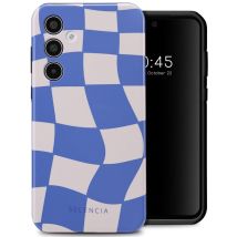 Selencia Coque arrière Vivid pour Samsung Galaxy A35 - Groovy Sapphire Blue