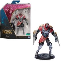 League of Legends FIGURINE PREMIUM 18 CM ZED - Figurine Articulée Zed 18 cm A Collectionner - Avec Détails Qualité Et 2 Accessoires - Collection 