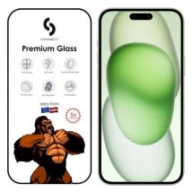 ?onnect Corning Gorilla Ultra Strong 3D Glass pour Apple iPhone 15 Plus Noir