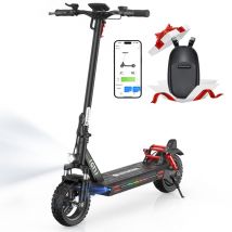 Patinete eléctrico isinwheel GT1, batería de 800 W, 48 V, 10 Ah, patinete todoterreno plegable de 10 pulgadas con control por aplicación - Nuevo