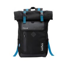 Veho TX-4 sac à dos Sac à dos de voyage Noir, Bleu Polyester