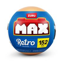 Kit de construction surprise ZURU MAX Build More Premium Retro Series 2 jusqu'à 188 pièces Modèle aléatoire Multicolore
