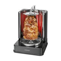 Grill verticale multiuso 1400W Bomann DVG 3006 CB Nero - Nuovo