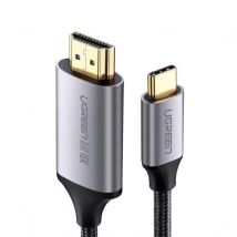 Ugreen 50570 câble vidéo et adaptateur 1,5 m USB C HDMI Type A (Standard) Noir