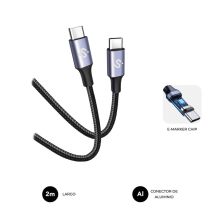 SUBBLIM CABLE PLUS 100W C-C 2m BLACK - Nuevo