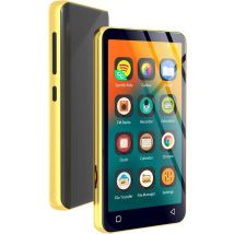 Lecteur MP3 de 4 pouce 80 Go avec Bluetooth et WiFi jaune