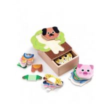 Puzzle de madera Arbramix : 3 piezas de colores para niños - Nuevo