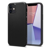 Coque de protection Liquid Air Matte pour iPhone 12 - Noir