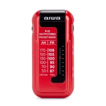 Aiwa R-22RD Radio portatile Personale Analogica Rossa - Nuovo
