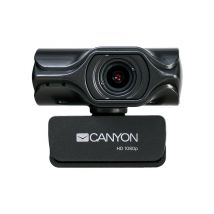 Canyon CNS-CWC6N webcam 3,2 MP 2048 x 1536 Pixel USB 2.0 Nero (Canyon 2K Ultra HD live streaming Web Camera) - Nuovo