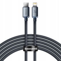Baseus CAJY000301 cable de teléfono portátil Gris 2 m USB C Lightning - Nuevo