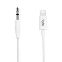 WE Câble Audio Auxiliaire pour iPhone 3,5 mm Cordon de Voiture Câble vers 3,5 mm Adaptateur pour iPhone/iPad/iPod Lien vers des Ecouteurs/Voiture/Haut