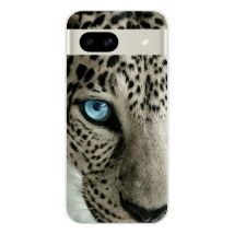 Funda de silicona - Compatible con Google Pixel 8a - diseño oeil de leopard - Nuevo
