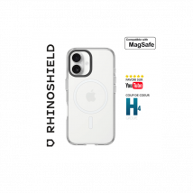 RhinoShield Coque Compatible MagSafe[iPhone 17] Clear, Anti-jaunissement, Haute Transparence, Force magnétique supérieure, dépasse Les Normes 
