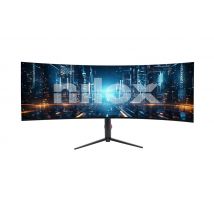 Nilox NXM49CRVDC écran plat de PC 124,5 cm (49 ) 5120 x 1440 pixels Dual QHD LED Noir