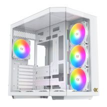 Case senza alimentatore - XIGMATEK CUBI II Arctic - Cubo - Formato E-ATX - Bianco - Nuovo
