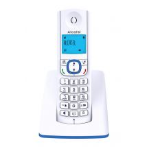 Telefono Alcatel F530 DECT Identificazione del chiamante Blu, Bianco - Nuovo