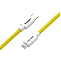 Pantone PT-CTL002-5Y cable de conector Lightning 1,5 m Blanco, Amarillo - Nuevo