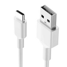 Partel Cable de carga y transferencia de datos USB-A a Type-C 2.4A 1M Blanco - Nuevo