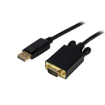 StarTech.com Cable de 1,8m DisplayPort a VGA - Cable Adaptador Activo de DisplayPort a VGA - Vídeo 1080p - Cable de Monitor DP a VGA - Convertidor DP 
