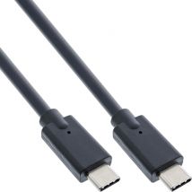InLine 35706A câble USB USB 3.2 Gen 2 (3.1 Gen 2) 0,5 m USB C Noir