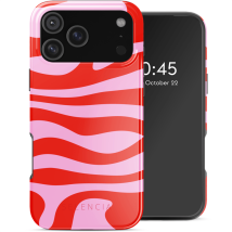 Selencia Coque arrière Vivid avec MagSafe pour Apple iPhone 17 Pro Max - Dream Swirl Pink