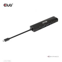 CLUB3D CSV-1596 station d'accueil USB 3.2 Gen 1 (3.1 Gen 1) Type-C Noir