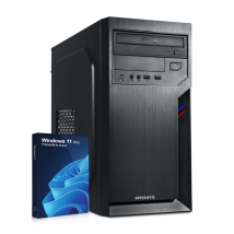 Basic Office PC / Ordinateur de bureau - AMD Athlon PRO 300GE - Tour Computer avec 8GO DDR4 RAM - 240GO SSD - WiFi - Windows 11 Pro
