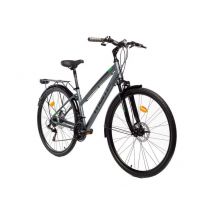 Vélo TREKKING, TREKKING PRO W 28 , Aluminium, SHIMANO 21v, Freins a Disque, Suspension Avant