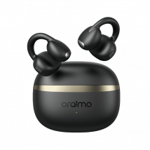 Écouteurs Ouverts Sans Fil oraimo OpenSnap : Autonomie 26h, Basses Puissantes HavyBass et Design Clip-On Confortable - Graphite