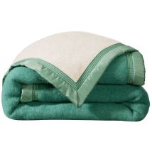 Couverture Très Chaude 180x220 - Vert - Becquet - Fabriqué en France