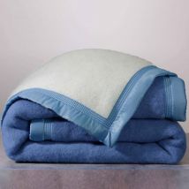 Plaid 150x220 - Bleu - Becquet - Fabriqué en France