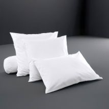 Sous-taie traversin L. 90 - blanc - Coton - Becquet