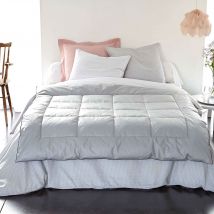 Edredon chaud 140x150 - gris perle - Becquet