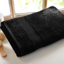 Drap de bain 100x150 - noir - Coton - Becquet