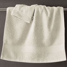 Gant de toilette 15x20 Lot 2 - blanc ivoire - Coton - Becquet