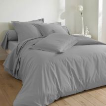 Housse de couette 240x220 - gris - Becquet