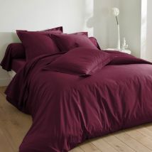 Housse de couette 140x200 - violet aubergine - Becquet