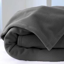 Couverture Très Chaude 180x220 - Gris Foncé - Becquet - Fabriqué en France
