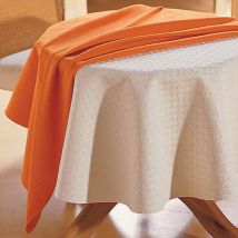 Protège table 105x220 luxe - blanc - Becquet