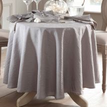 Nappe ronde 180 ø - gris plomb - Becquet