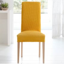 Housse de chaise 50x50 Lot de 2 - jaune miel - Becquet