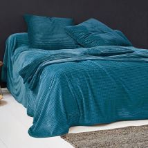 Housse de coussin 40x40 - bleu canard - Becquet