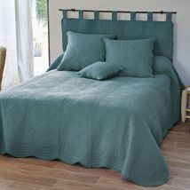 Plaid 150x150 - bleu canard - Becquet